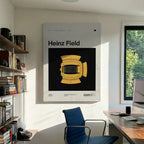 Pittsburgh Football Stadium Canvas Art
