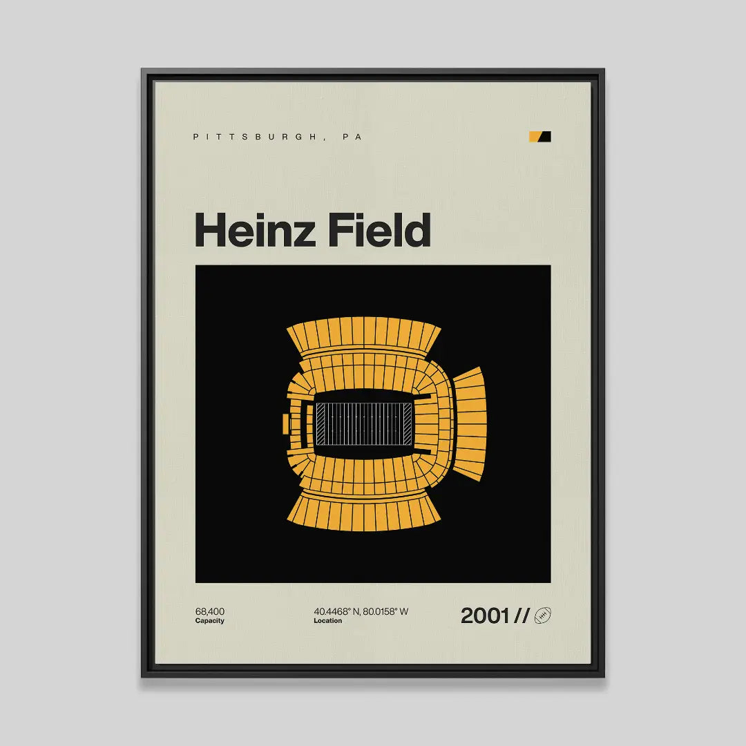 Pittsburgh Football Stadium Canvas Art
