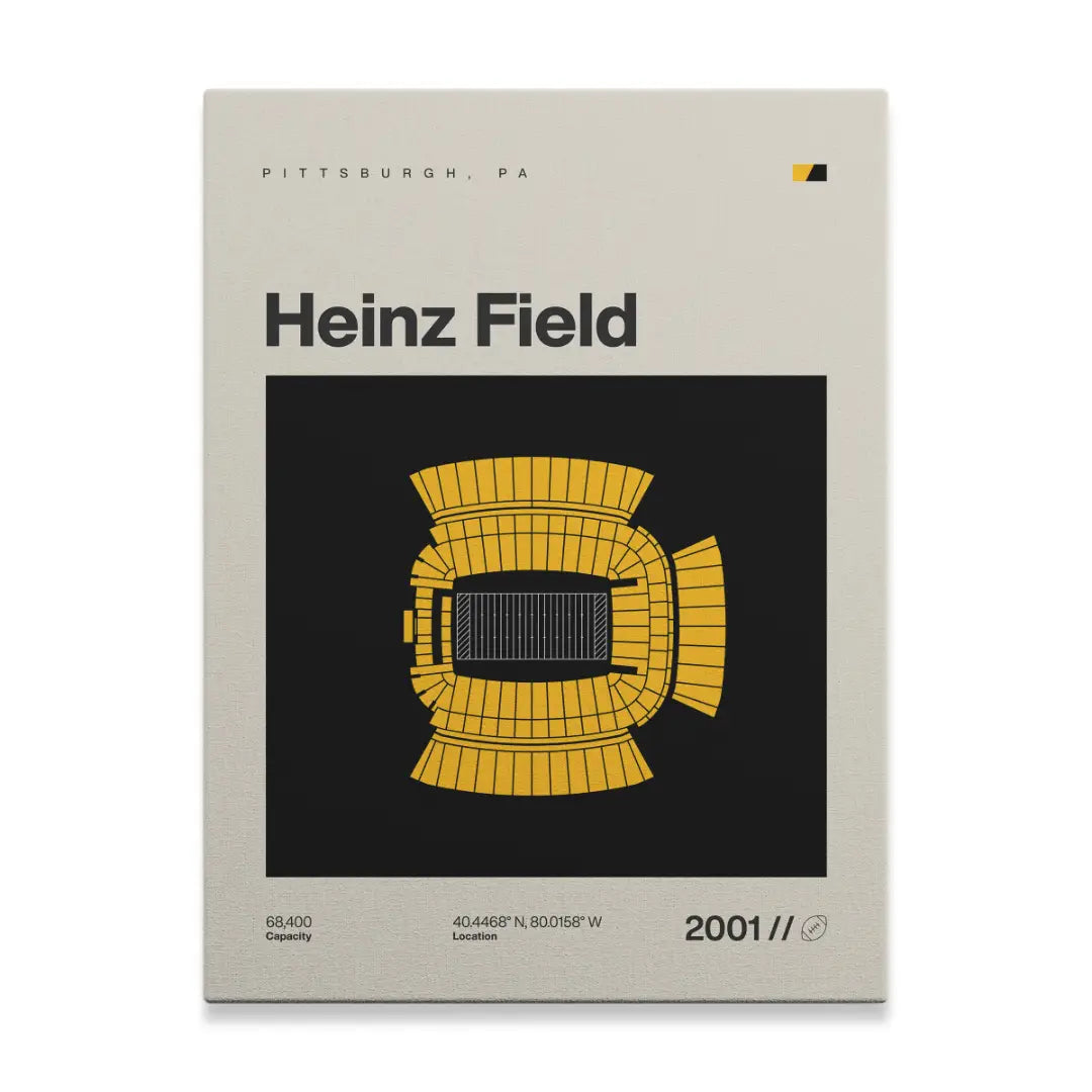 Pittsburgh Football Stadium Canvas Art