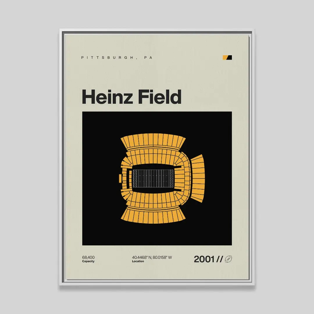 Pittsburgh Football Stadium Canvas Art