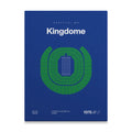 Seattle Football Retro Stadium Bold Canvas Art