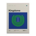 Seattle Football Retro Stadium Canvas Art