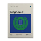 Seattle Football Retro Stadium Canvas Art