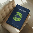 Seattle Football Stadium Bold Canvas Art