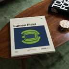 Seattle Football Stadium Canvas Art