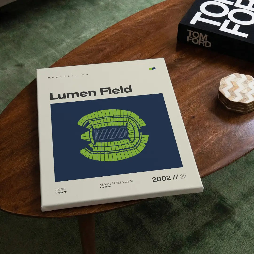 Seattle Football Stadium Canvas Art