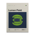 Seattle Football Stadium Canvas Art