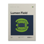 Seattle Football Stadium Canvas Art