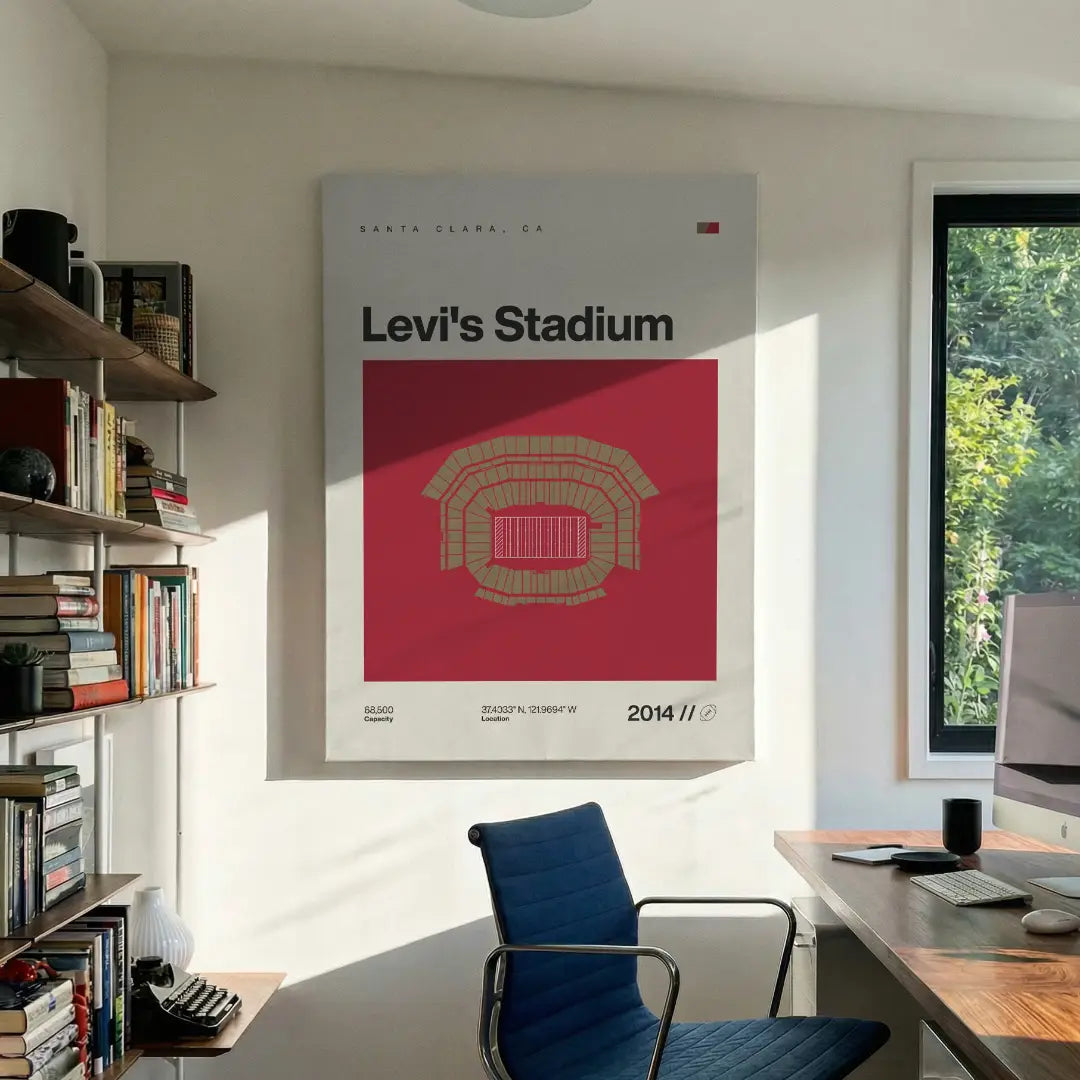 San Francisco Football Stadium Canvas Art
