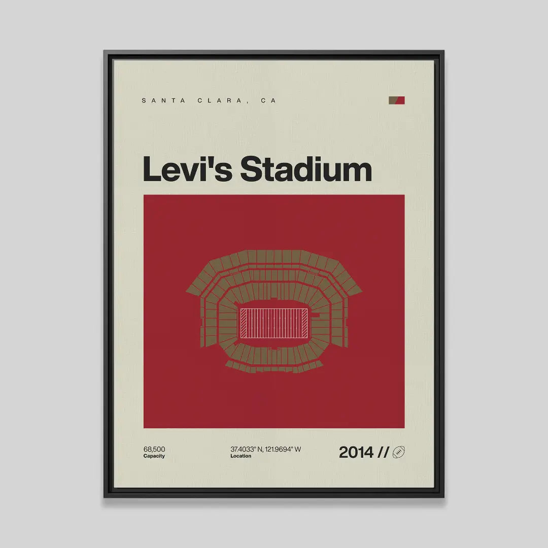 San Francisco Football Stadium Canvas Art