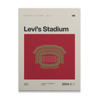 San Francisco Football Stadium Canvas Art