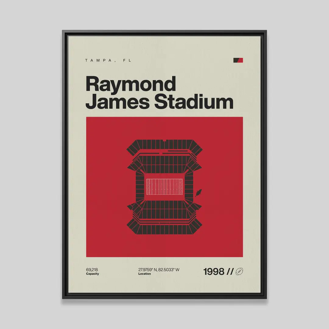 Tampa Bay Football Stadium Canvas Art