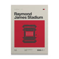 Tampa Bay Football Stadium Canvas Art
