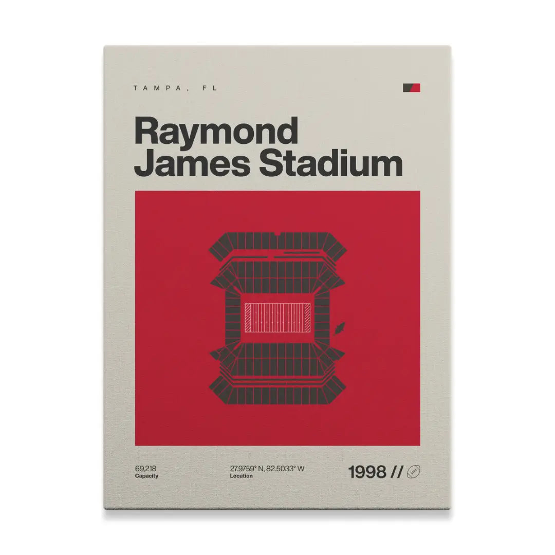 Tampa Bay Football Stadium Canvas Art