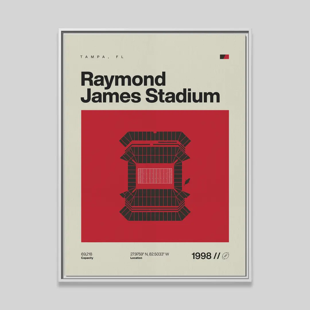 Tampa Bay Football Stadium Canvas Art