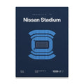 Tennessee Football Stadium Bold Canvas Art