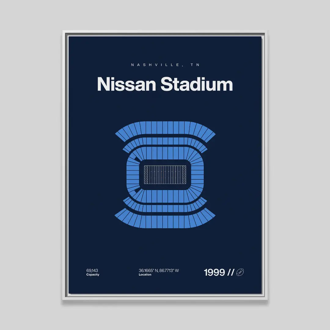 Tennessee Football Stadium Bold Canvas Art
