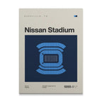 Tennessee Football Stadium Canvas Art