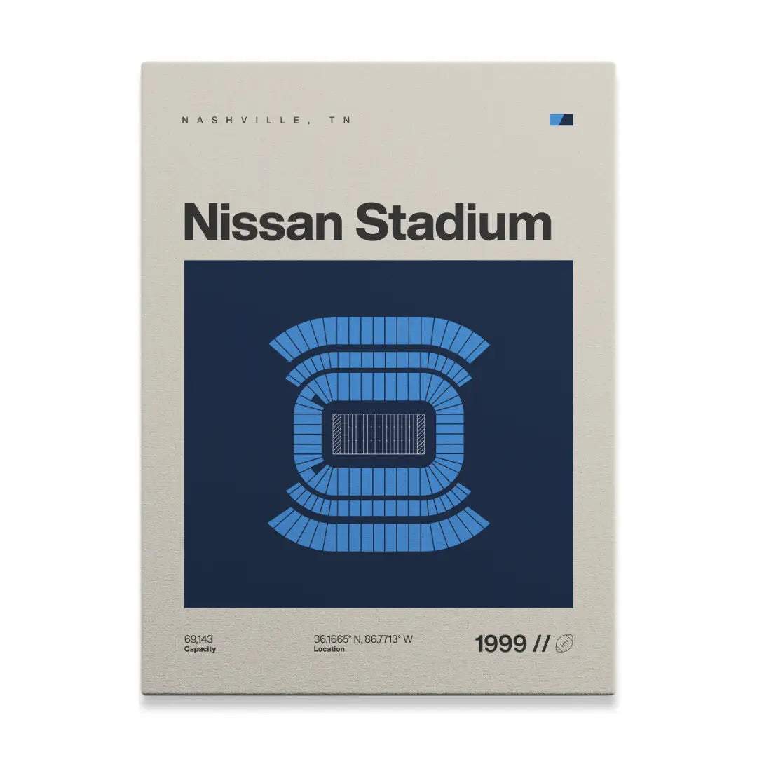 Tennessee Football Stadium Canvas Art