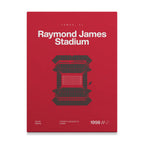 Tampa Bay Football Stadium Bold Canvas Art