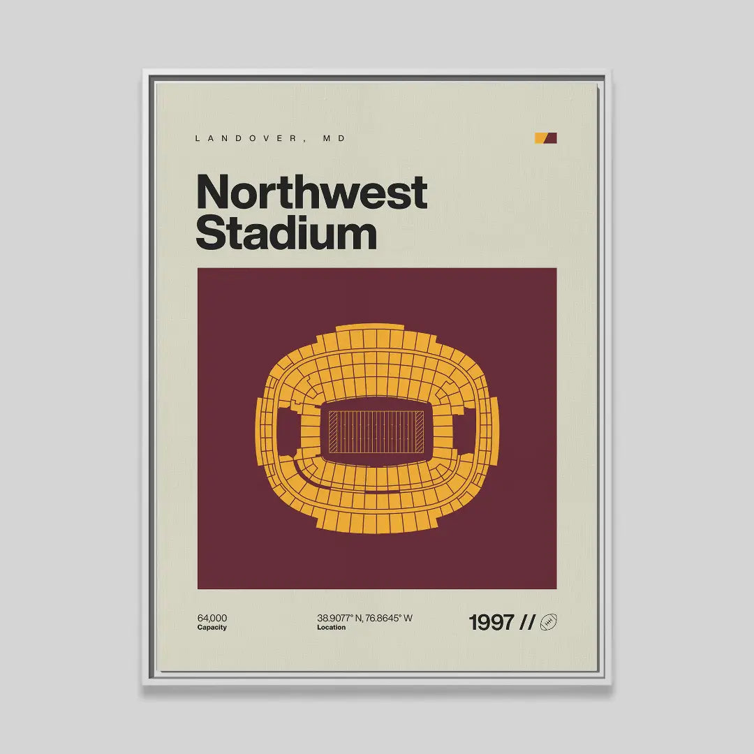 Washington Football Stadium Canvas Art
