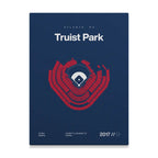 Atlanta Baseball Stadium Bold Canvas Art