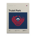 Atlanta Baseball Stadium Canvas Art