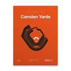 Baltimore Baseball Stadium Bold Canvas Art