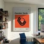 Baltimore Baseball Stadium Canvas Art