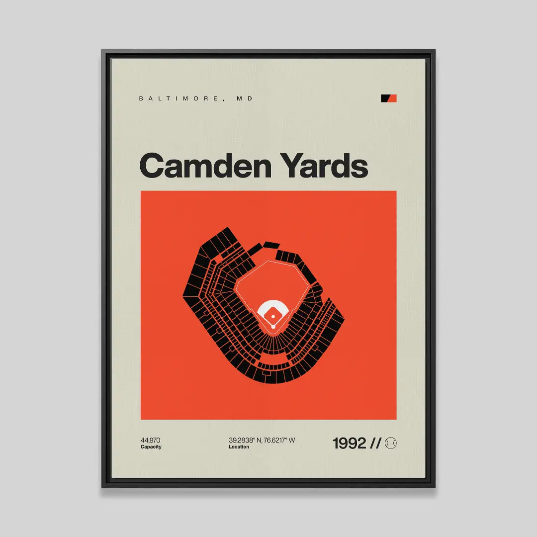 Baltimore Baseball Stadium Canvas Art
