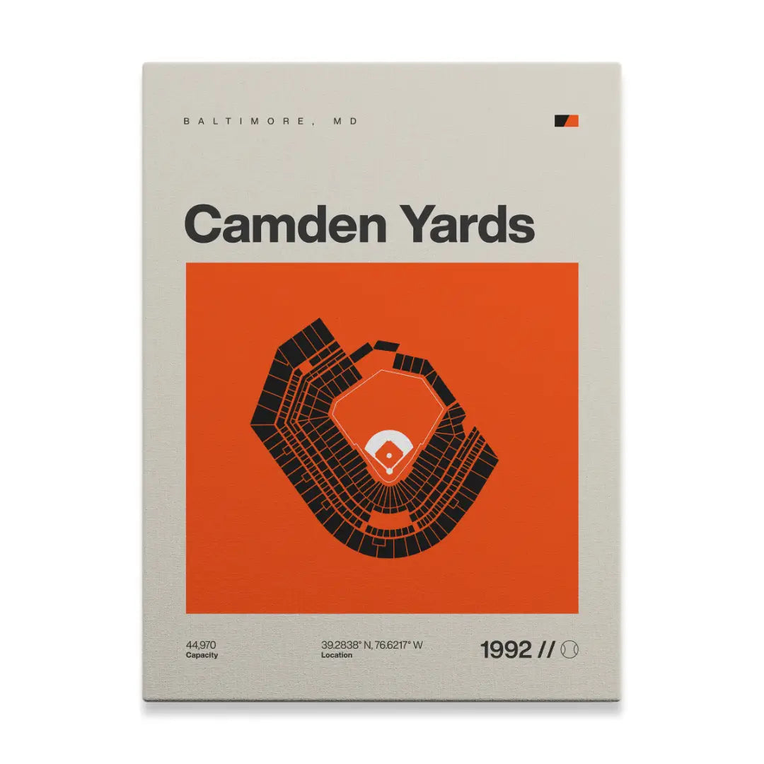 Baltimore Baseball Stadium Canvas Art
