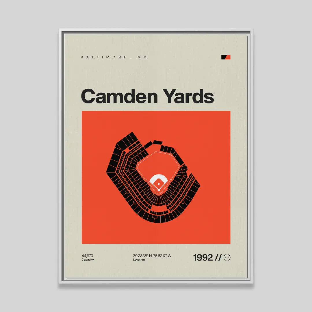 Baltimore Baseball Stadium Canvas Art