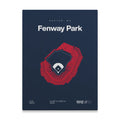 Boston Baseball Stadium Bold Canvas Art