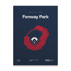 Boston Baseball Stadium Bold Canvas Art