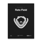 Chicago Baseball Stadium Bold Canvas Art