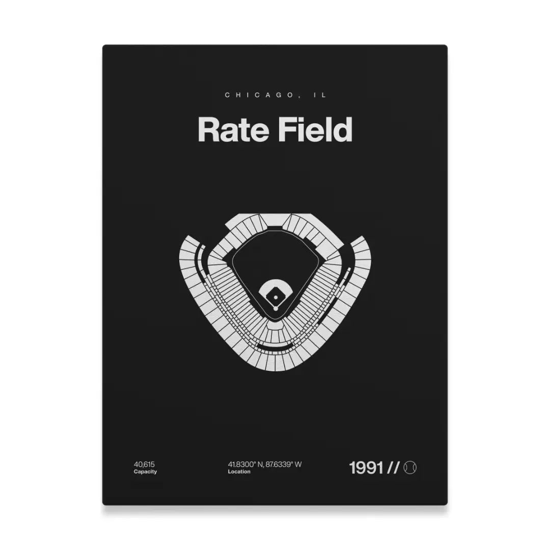 Chicago Baseball Stadium Bold Canvas Art