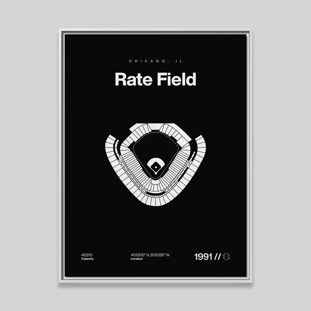 Chicago Baseball Stadium Bold Canvas Art