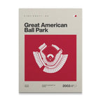 Cincinnati Baseball Stadium Canvas Art