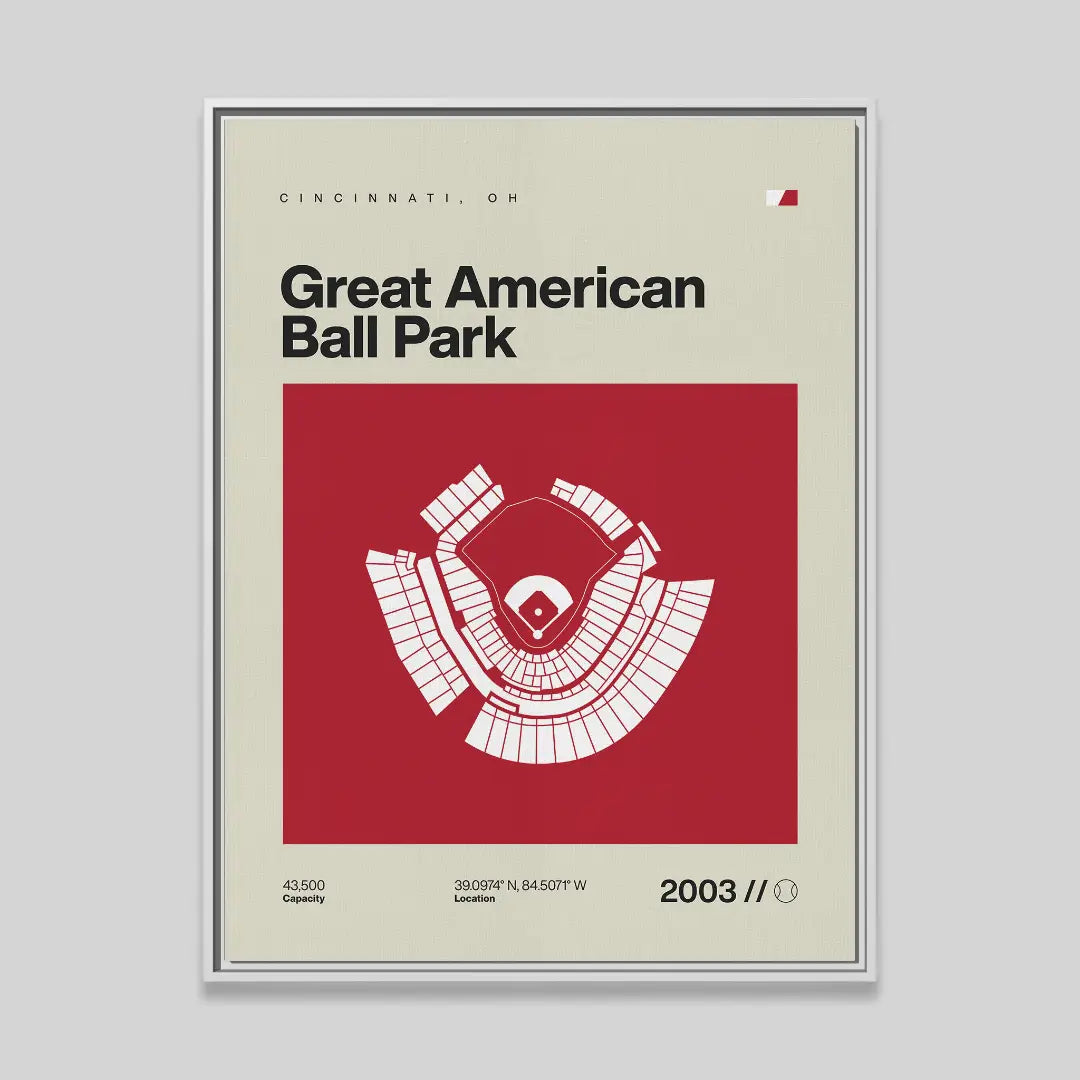 Cincinnati Baseball Stadium Canvas Art