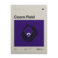 Colorado Baseball Stadium Canvas Art
