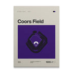 Colorado Baseball Stadium Canvas Art