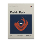 Houston Baseball Stadium Canvas Art