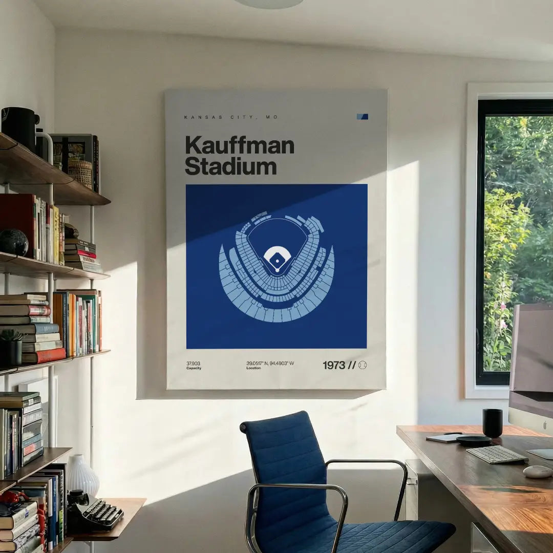Kansas City Baseball Stadium Canvas Art