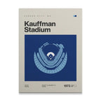 Kansas City Baseball Stadium Canvas Art