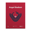 LA Baseball Stadium Bold Canvas Art