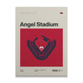 LA Baseball Stadium Canvas Art