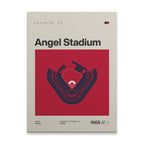 LA Baseball Stadium Canvas Art
