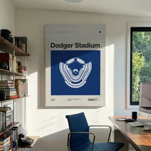 Los Angeles Baseball Stadium Canvas Art
