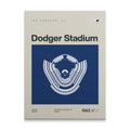 Los Angeles Baseball Stadium Canvas Art