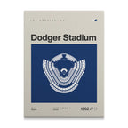 Los Angeles Baseball Stadium Canvas Art